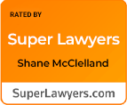 Super Lawyers Shane McCclelland award image